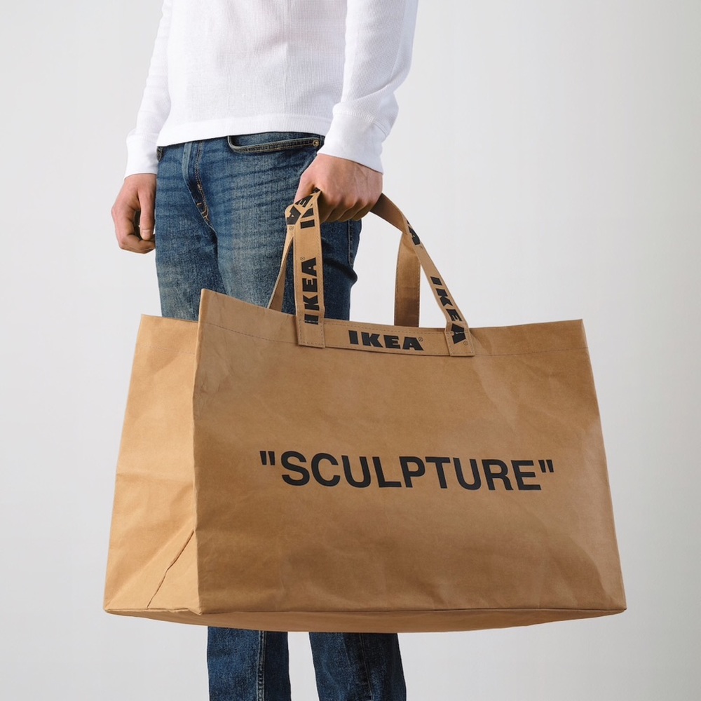 Virgil Abloh x IKEA MARKERAD Large Bag